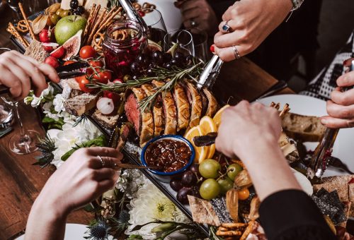 event grazing table at Mickleton Hills Farm